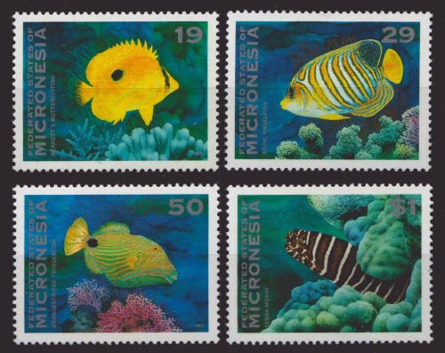 Mikronesien 1993 - Mi-Nr. 273-276 ** - MNH - Fische / Fish