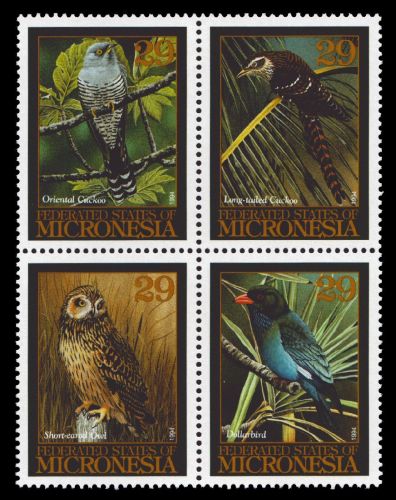 Mikronesien 1994 - Mi-Nr. 391-394 ** - MNH - Vögel / Birds