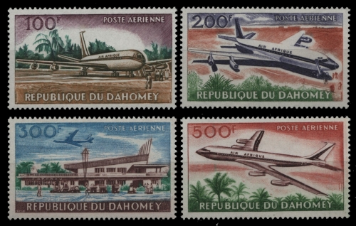 Dahomey 1963 - Mi-Nr. 222-225 ** - MNH - Flugzeuge / Airplanes