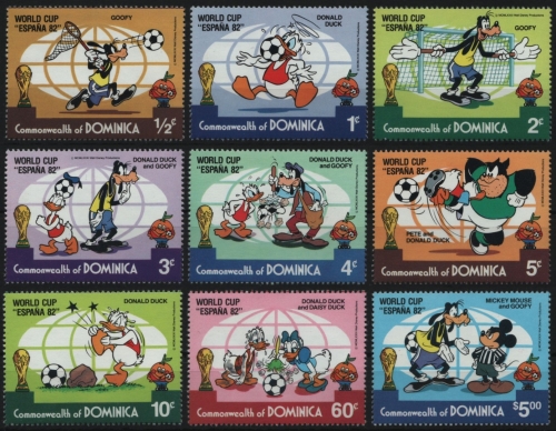Dominica 1982 - Mi-Nr. 758-766 ** - MNH - Walt Disney