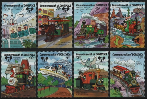 Dominica 1987 - Mi-Nr. 1066-1073 ** - MNH - Walt Disney