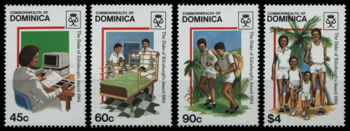 Dominica 1985 - Mi-Nr. 910-913 ** - MNH - Jugendförderungspreis