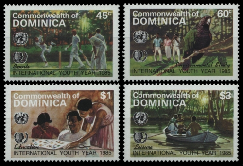 Dominica 1985 - Mi-Nr. 919-922 ** - MNH - Jahr der Jugend