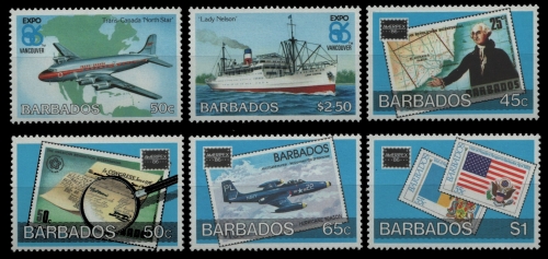 Barbados 1986 - Mi-Nr. 653-654 & 655-658 ** - MNH - 2 komplette Ausgaben