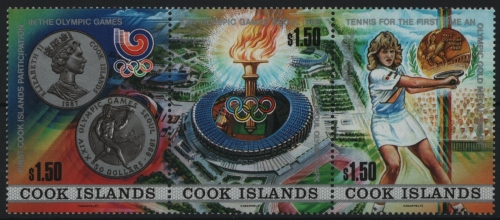 Cook-Inseln 1988 - Mi-Nr. 1256-1258 ** - MNH - Olympia Seoul