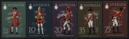 Antigua 1971 - Mi-Nr. 263-267 ** - MNH - Uniformen / Uniforms