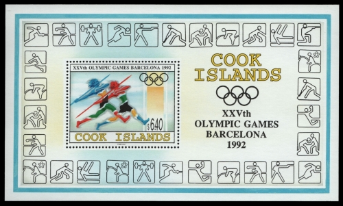 Cook-Inseln 1992 - Mi-Nr. Block 204 ** - MNH - Olympia Barcelona