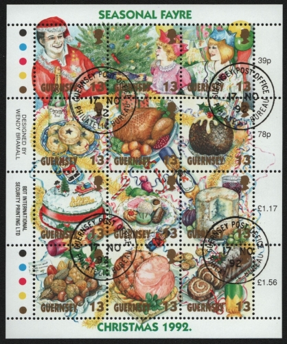 Guernsey 1992 - Mi-Nr. 578-589 gest / used - Weihnachten / X-mas