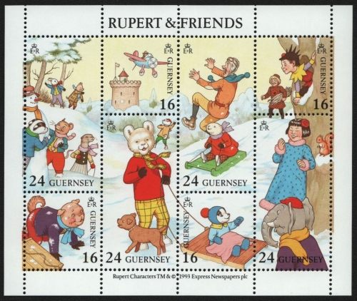 Guernsey 1993 - Mi-Nr. 590-597 ** - MNH - Comicserie