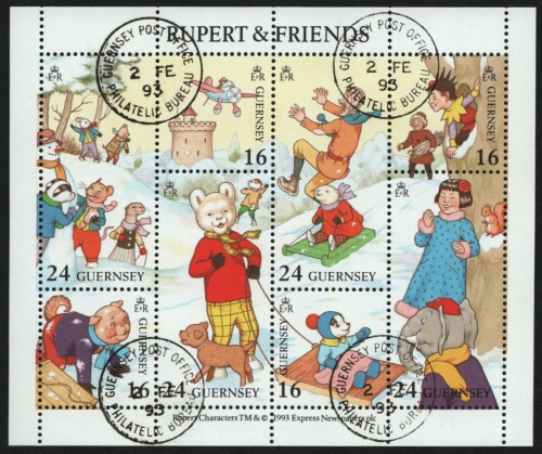 Guernsey 1993 - Mi-Nr. 590-597 gest / used - Comicserie