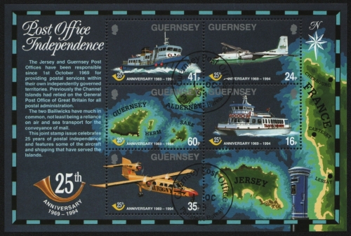Guernsey 1994 - Mi-Nr. Block 13 gest / used - Transport