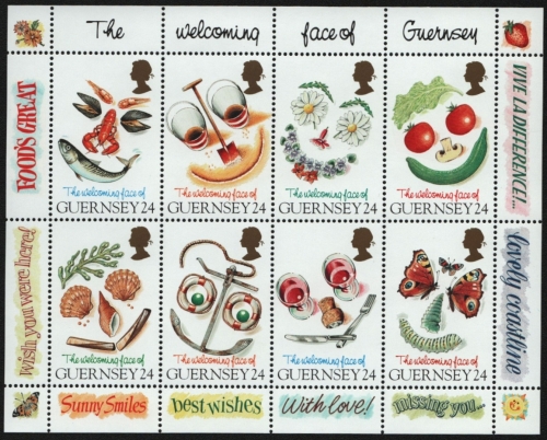 Guernsey 1995 - Mi-Nr. 662-669 ** - MNH - KLB - Grußmarken