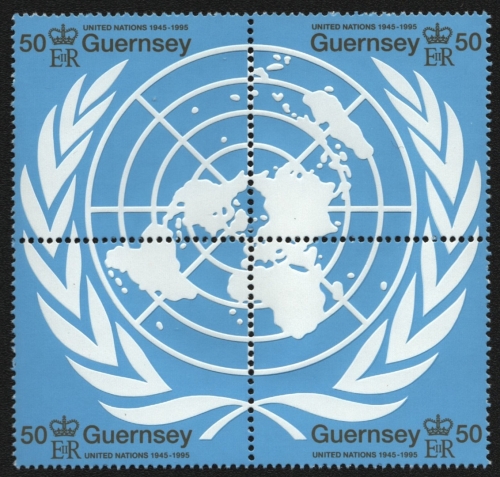 Guernsey 1995 - Mi-Nr. 678-681 ** - MNH - 50 Jahre UNO