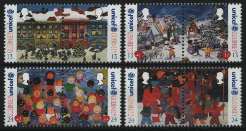 Guernsey 1995 - Mi-Nr. 682-689 ** - MNH - Weihnachten / X-mas