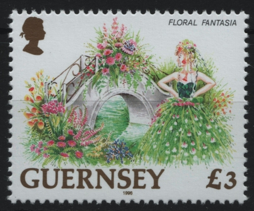 Guernsey 1996 - Mi-Nr. 690 ** - MNH - Blumen / Flowers