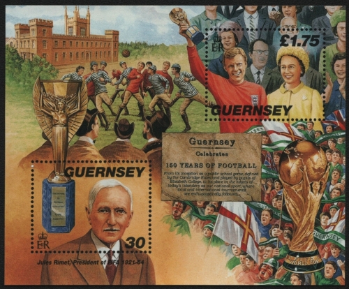 Guernsey 1998 - Mi-Nr. Block 21 ** - MNH - Fußball / Soccer