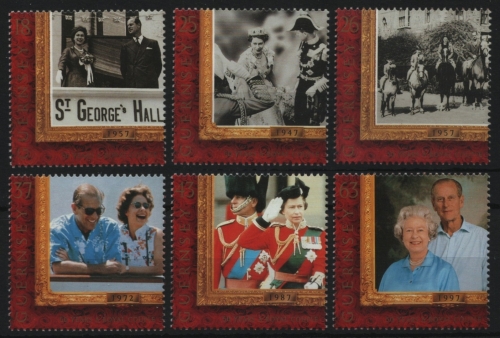 Guernsey 1997 - Mi-Nr. 753-758 ** - MNH - Royals
