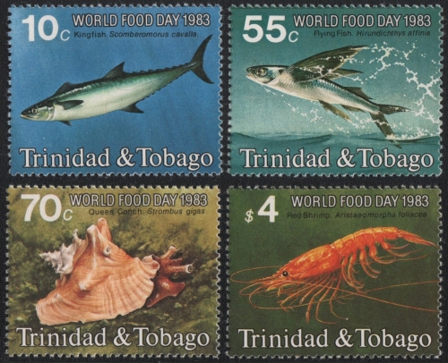 Trinidad & Tobago 1983 - Mi-Nr. 475-478 ** - MNH - Meerestiere / Marine life