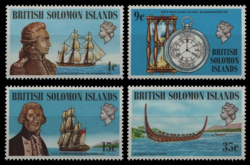 Salomoninseln 1973 - Mi-Nr. 236-239 ** - MNH - Schiffe / Ships