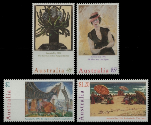 Australien 1996 - Mi-Nr. 1527-1530 ** - MNH - Kunstwerke