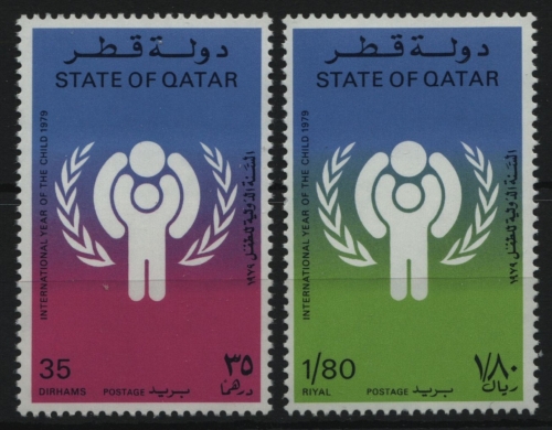 Qatar 1979 - Mi-Nr. 749-750 ** - MNH - Jahr des Kindes