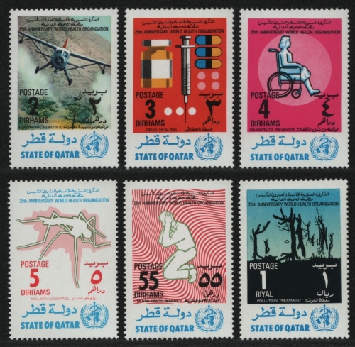 Qatar 1973 - Mi-Nr. 555-560 ** - MNH - WHO