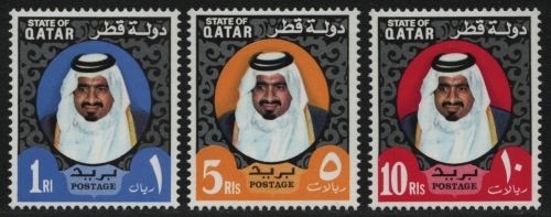 Qatar 1974 - Mi-Nr. 603-605 ** - MNH - Freimarken / Definitives