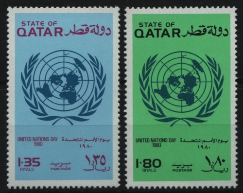 Qatar 1980 - Mi-Nr. 792-793 ** - MNH - UNO