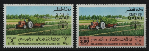 Qatar 1981 - Mi-Nr. 814-815 ** - MNH - Welternährungstag