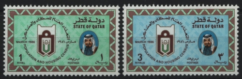 Qatar 1986 - Mi-Nr. 889-890 ** - MNH - Volkszählung