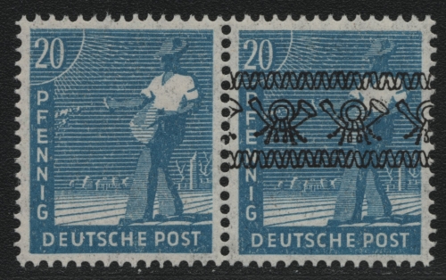Bizone 1948 - Mi-Nr. 43 I F ** - MNH - BPP-Signatur