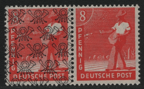 Bizone 1948 - Mi-Nr. 38 II F ** - MNH - BPP-Signatur