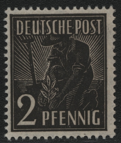 Bizone 1948 - Mi-Nr. 36 II R ** - MNH - BPP-Signatur