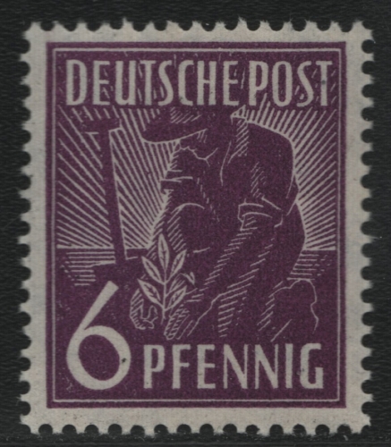 Bizone 1948 - Mi-Nr. 37 II R ** - MNH - BPP-Signatur