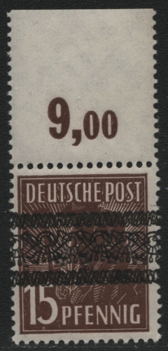 Bizone 1948 - Mi-Nr. 41 I DD P OR dgz ** - MNH - BPP-Kurzbefund