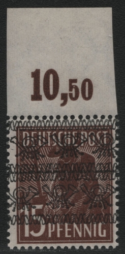 Bizone 1948 - Mi-Nr. 41 I DD P OR ndgz ** - MNH - BPP-Kurzbefund