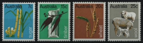Australien 1969 - Mi-Nr. 418-421 ** - MNH - Grundstoffindustrie