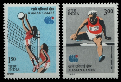 Indien 1986 - Mi-Nr. 1061-1062 ** - MNH - Asienspiele