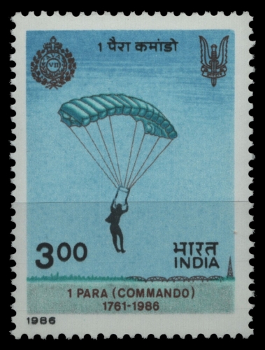 Indien 1986 - Mi-Nr. 1064 ** - MNH - Fallschirmjäger