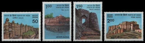 Indien 1984 - Mi-Nr. 998-1001 ** - MNH - Festungen