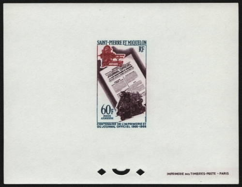 St. Pierre & Miquelon 1966 - Mi-Nr. 417 ** - MNH - Epreuve de Luxe