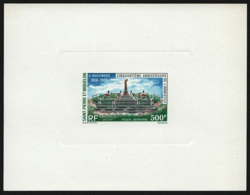 St. Pierre & Miquelon 1968 - Mi-Nr. 431 ** - MNH - Epreuve de Luxe - Weltkrieg