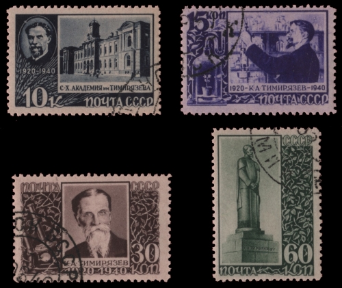 Russia / Sowjetunion 1940 - Mi-Nr. 749-752 gest / used - Timirjasew