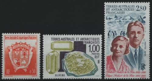 TAAF 1995 - Mi-Nr. 329, 330 & 333 ** - MNH - 3 Ausgaben