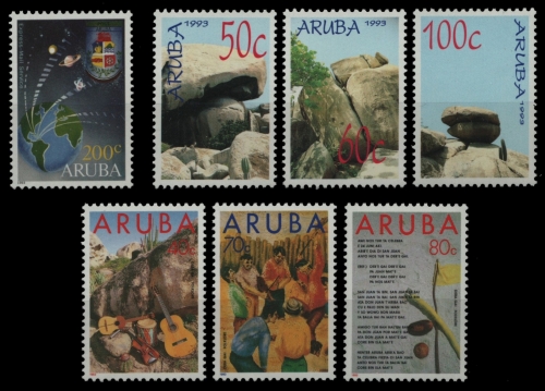 Aruba 1993 - Mi-Nr. 118, 119-121 & 122-124 ** - MNH - 3 Ausgaben