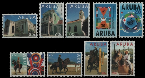 Aruba 1995 - Mi-Nr. 151-153, 154-155 & 156-159 ** - MNH - 3 Ausgaben