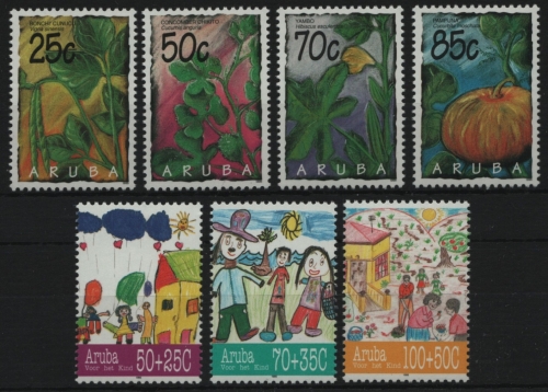 Aruba 1995 - Mi-Nr. 160-163 & 168-170 ** - MNH - 2 Ausgaben