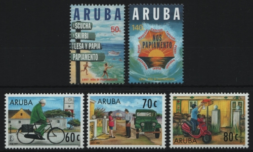 Aruba 1997 - Mi-Nr. 188-189 & 190-192 ** - MNH - 2 Ausgaben