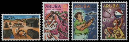 Aruba 1998 - Mi-Nr. 225 & 226-228 ** - MNH - 2 Ausgaben