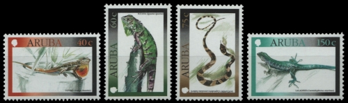 Aruba 2000 - Mi-Nr. 250-253 ** - MNH - Reptilien / Reptiles